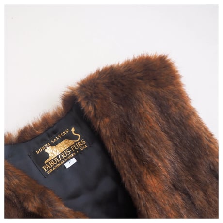 "Donna Salyers" faux fur vest