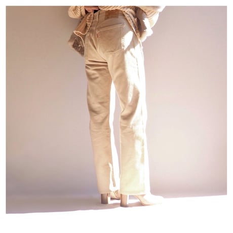 90s made in USA Levi's 501 beige denim pants