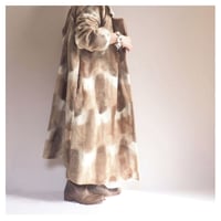 70s〜 abstract faux fur coat