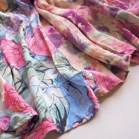 "Carol Little" floral patchwork midi skirt