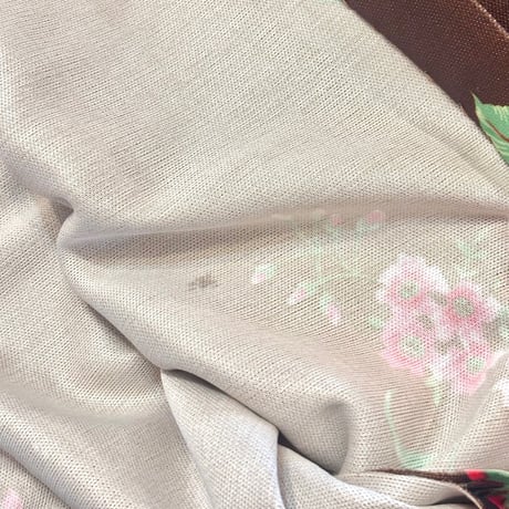 70s floral wide flare pants