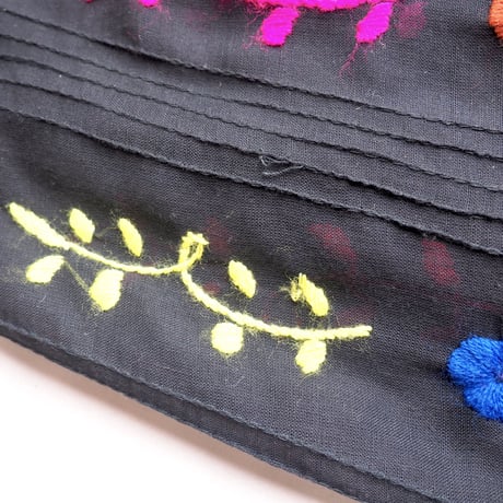 70s Mexican embroidered maxi dress