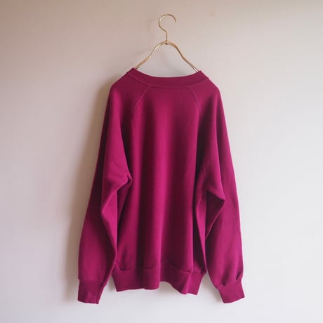 80s〜 flocky print sweatshirt