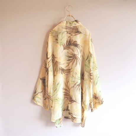 "ALFRED DUNNER" sheer botanical blouse