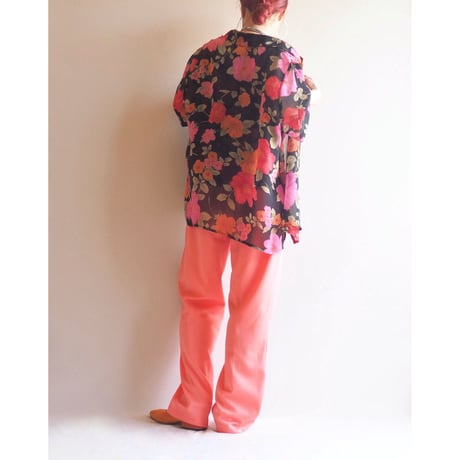 "Sana Morgan" salmon pink easy pants