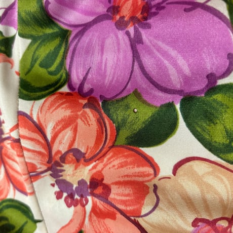 70s flare sleeve floral maxi dress