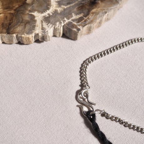 vintage dalmatian jasper stone silver925 necklace