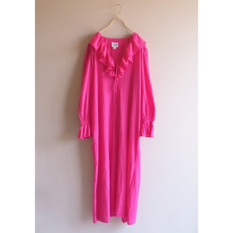 70s〜 "Chiha" ruffle maxi dress