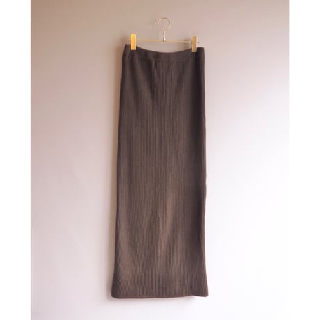 made in Germany lib knit maxi skirt