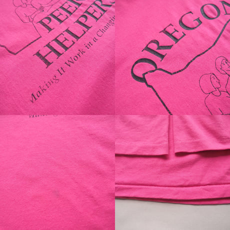 80s "Hanes" peer helpers print t-shirts (PK)
