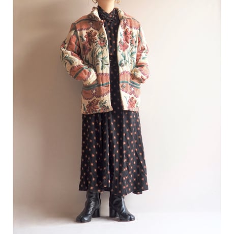 "Classic Western" floral tapestry jacket