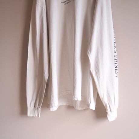 00s〜 "Hanes" print long t-shirts