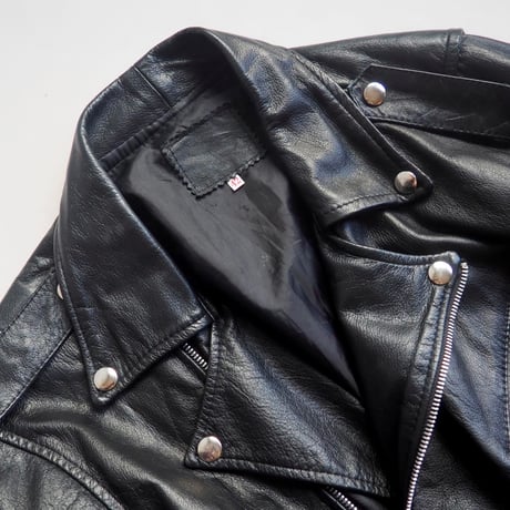 vintage leather riders jacket