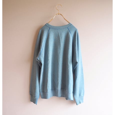 vintage ice blue plain sweat