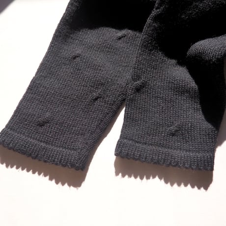vintage fringe × leather design cardigan