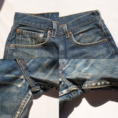 00s made in USA Levi's 501 damage denim pants