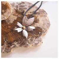 vintage Mexico silver925 floral necklace