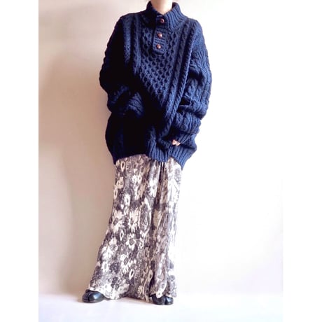 "L.L.Bean" oversized cable sweater