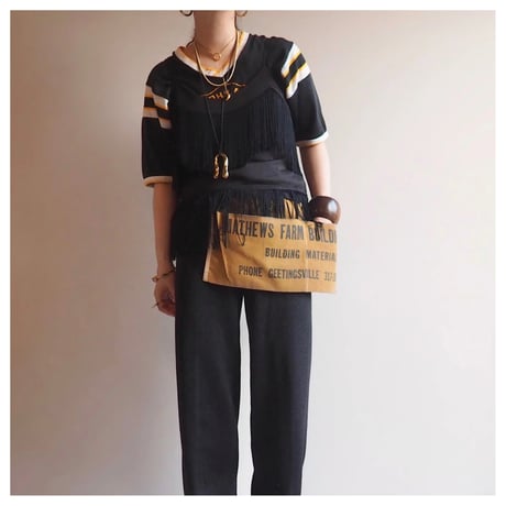 70s "Blanche by Ralph Montenero" fringe camisole