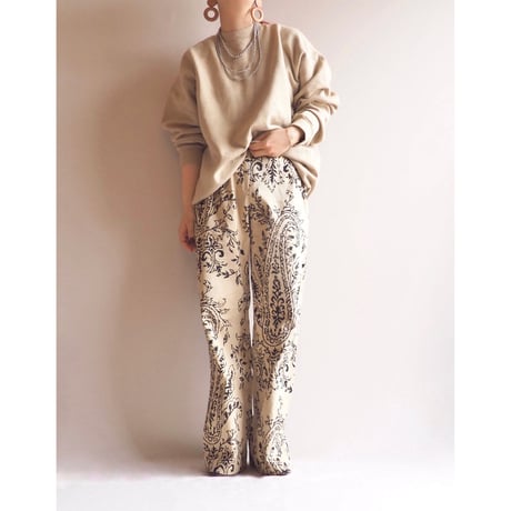 "Talbots" paisley wide pants