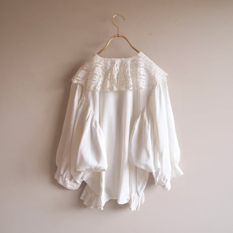 80〜90s lace collar design blouse