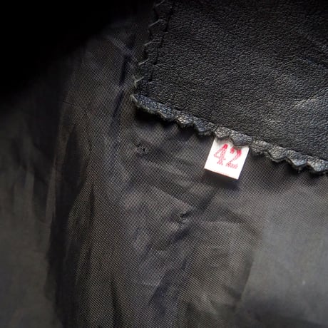 vintage leather riders jacket