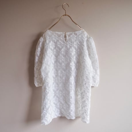 vintage puff sleeve lace blouse