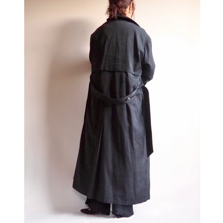 80s〜 "London fog" oversized trench coat