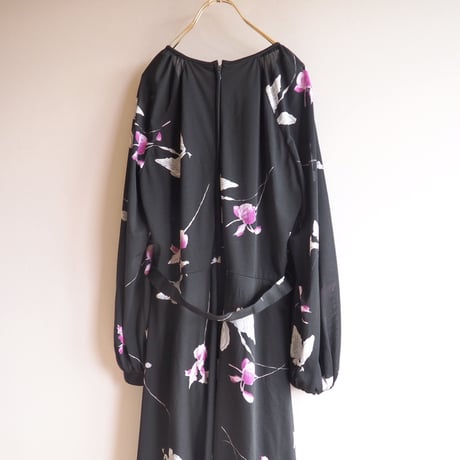 70s orchid L/S maxi dress