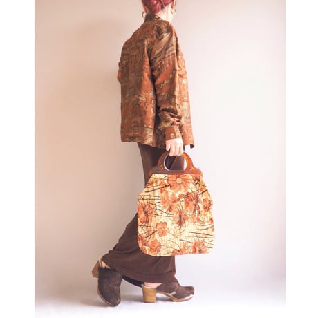 "chico's" copper brocade jacket