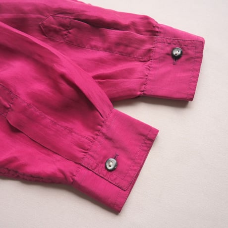"JPL" oversized silk fringe blouse