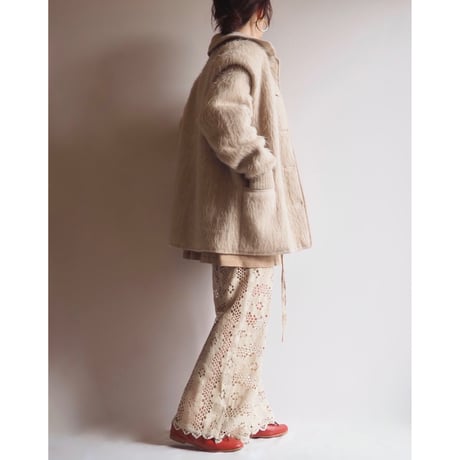 "Val d'Arizes" wool × alpaca knit jacket