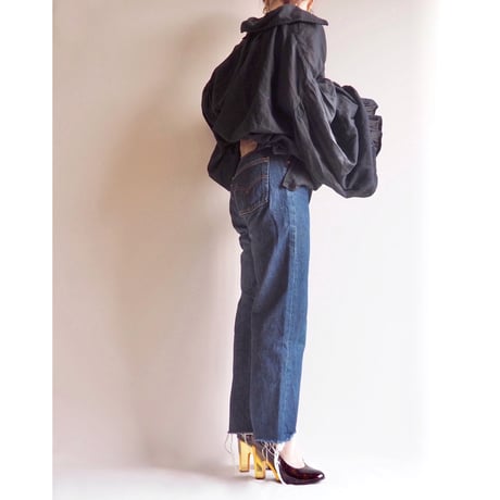 90s made in USA Levi's 501 cut off denim pants