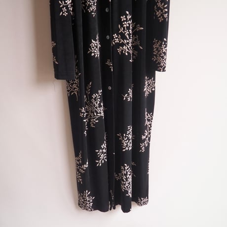 90s "Ronni Nicole" elastic floral maxi robe