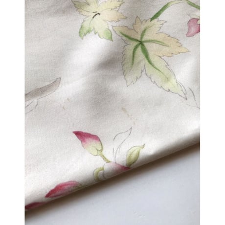 ”Talbot" floral silk × cotton pants