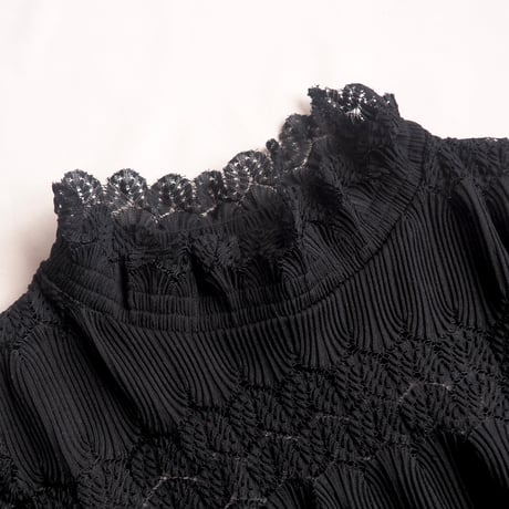 90s〜 sheer knit design tops