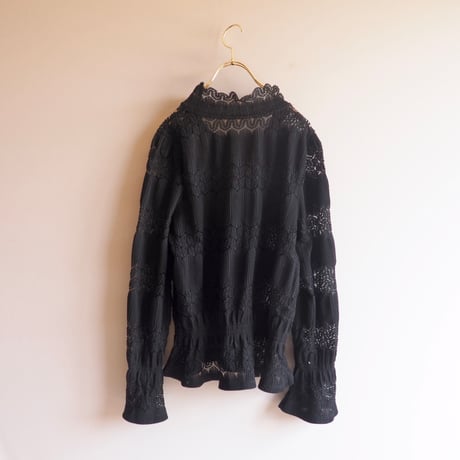 90s〜 sheer knit design tops