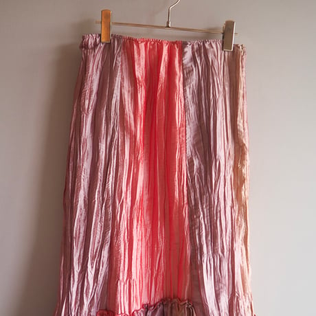 vintage iridescent gradation maxi skirt