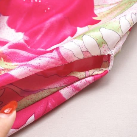 70s floral maxi house dress