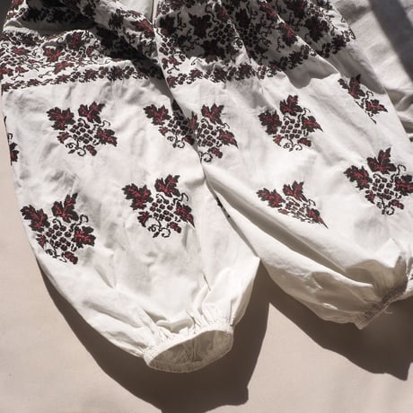 vintage ukrainian embroidered maxi dress