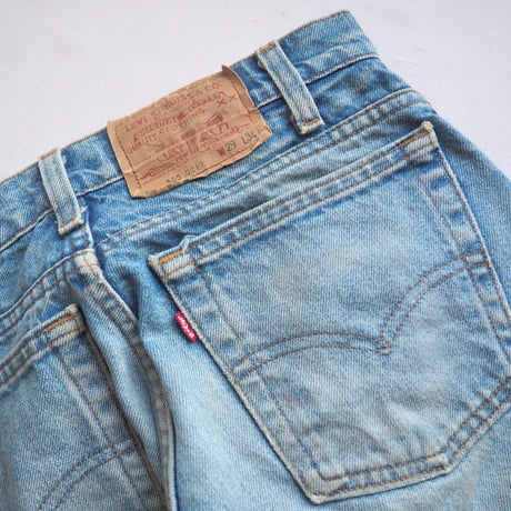 80s made in USA Levi's 505-0217 cutoff denim