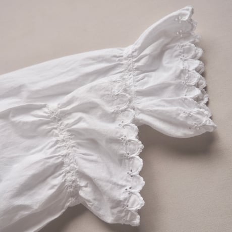1900s〜 edwardian ruffle lace night blouse