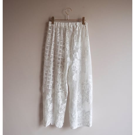 original remake docking lace wide pants (C)