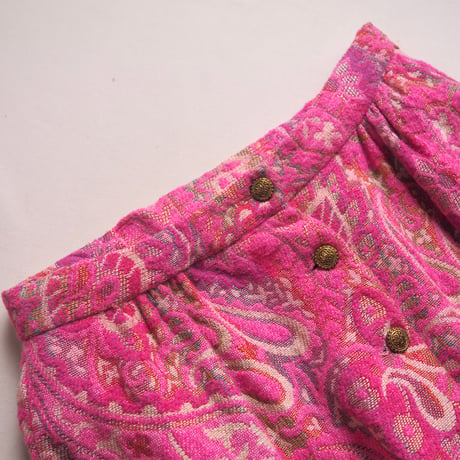 60〜70s "Patty Woodard california" tapestry maxi skirt