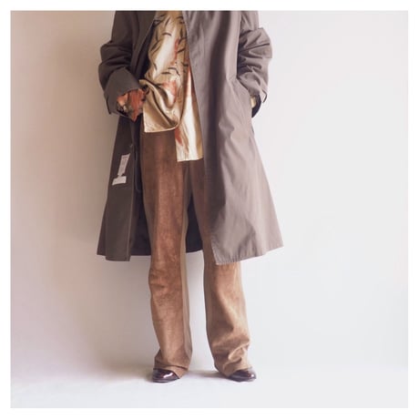 80s〜 "London fog" brown balmacaan coat