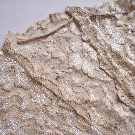 80s〜 "Stefanyszyn" lace jacket & dress set