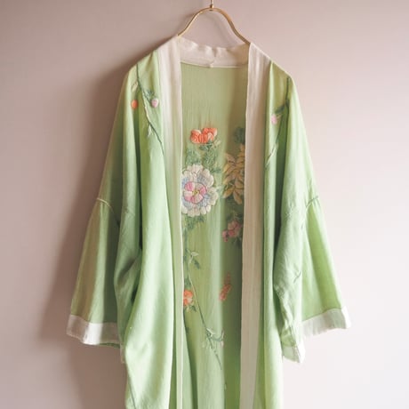 30〜40s floral embroidered robe
