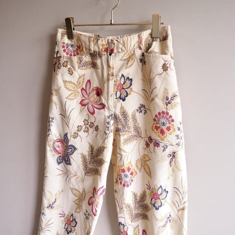 ”Talbot" floral cotton pants