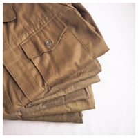 Czech Army deadstock  fly front work jacket