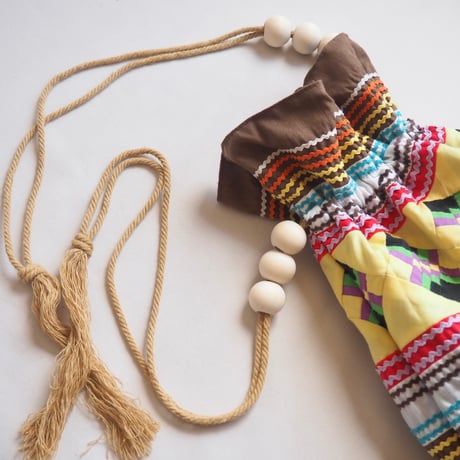 vintage remake seminole drawstring bag